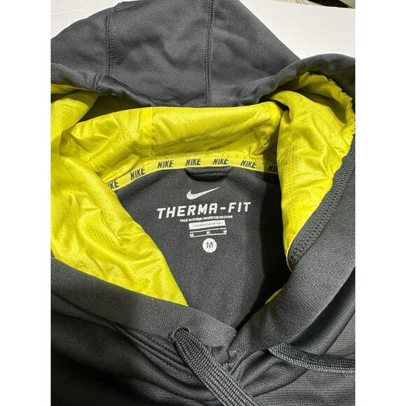 Nike Therma-Fit Size Medium Men’s Long Sleeve Front Pocket Hooded Pullover - Picture 13 of 13
